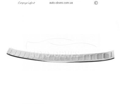 Cover on the rear bumper Mercedes C-class w206 2022-... - type: stainless steel фото 0