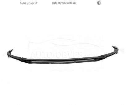 Накладка на передній бампер Mercedes C-сlass w205 - type: lip тільки для AMG, чорний колір фото 1
