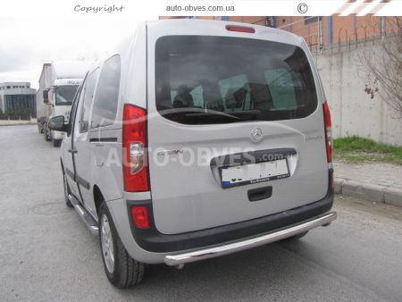 Mercedes Citan rear bumper protection - type: single pipe фото 2