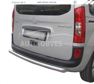 Mercedes Citan rear bumper protection - type: single pipe фото 1