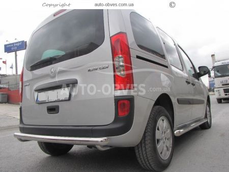 Mercedes Citan rear bumper protection - type: single pipe фото 3