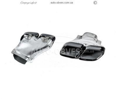 Rear diffuser Mercedes CLS c218 2015-2018 - type: with nozzles design CLS GT63 photo 1