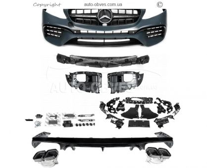 Body kit Mercedes E-class coupe c238 - type: AMG E63 for 2016-2019 photo 0