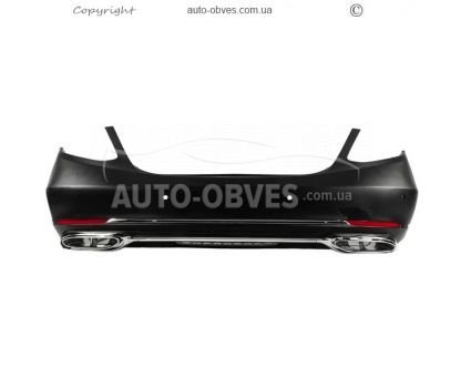 Rear bumper with diffuser Mercedes E-class w213 2016-2020 - type: Maybach photo 3
