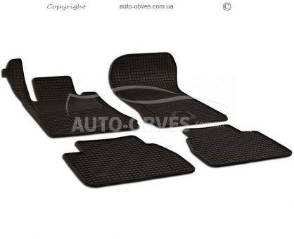 Rubber floor mats Mercedes E class W210 1995-2003, 4 pcs фото 0