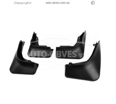 Model mudguards Mercedes GLA x156 2014-2019 - type: set of 4 without running boards photo 0