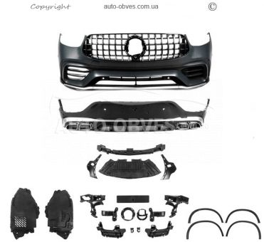 Комплект обвісів Mercedes GLC coupe c253 2020-2022 - type: GLC63 AMG фото 0