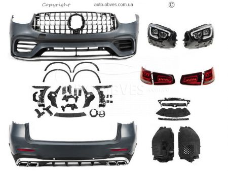 Комплект рестайлінгу для Mercedes GLC X253 - type: в GLC63 2022 року фото 0