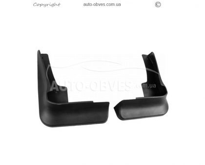 Бризковики Mercedes GLC x253, c292 2015-2020 - type: 2 шт передні, для авто з порогами фото 3