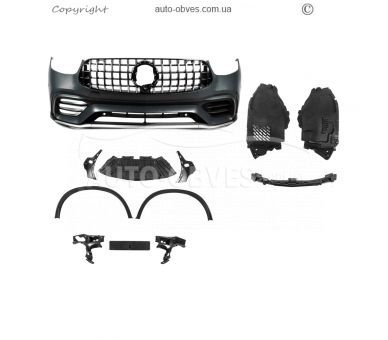 Front bumper assembled Mercedes GLC coupe c253 - type: GLC63 AMG 2020-2022 photo 0