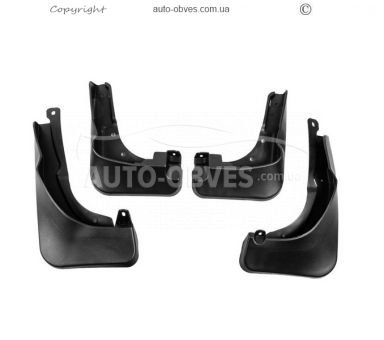 Бризковики Mercedes GLC X254 2021-... - тип: з порогами 4 шт фото 1