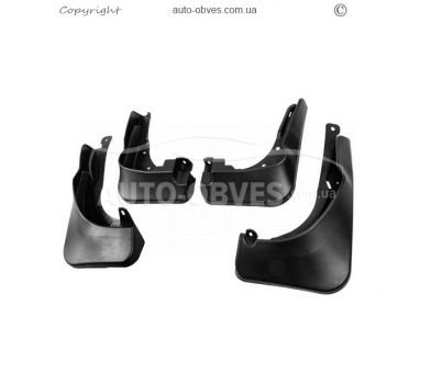 Бризковики Mercedes GLC X254 2021-... - тип: з порогами 4 шт фото 0