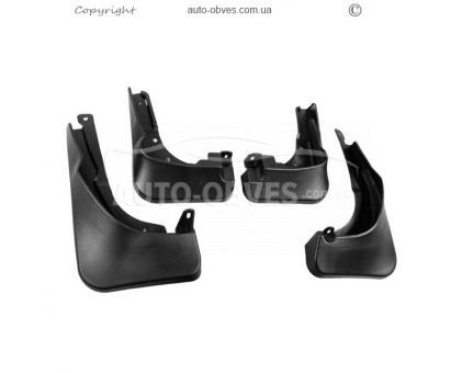 Бризковики Mercedes GLC X254 2021-... - тип: з порогами 4 шт фото 3