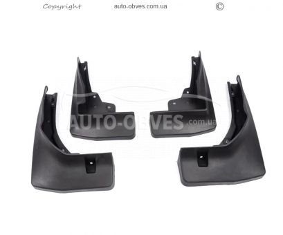 Mud flaps model Mercedes GLE coupe C292 - type: set of 4 pieces, with thresholds фото 1