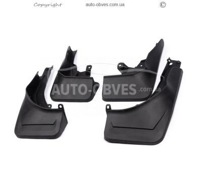 Mud flaps model Mercedes GLE 167 - type: set of 4 pieces, without thresholds model 450 фото 0