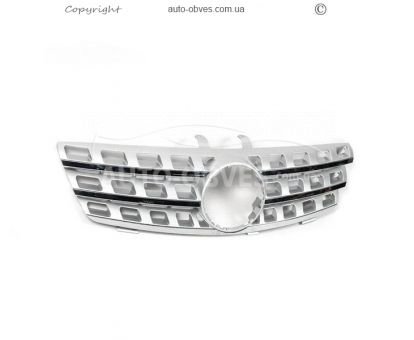 Передня решітка Mercedes ML w164 - type: oem 2005-2008 сірий колір фото 1