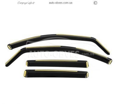 Вітровики вставні Mercedes ML w164 2005-2012 - тип: 4 шт фото 0