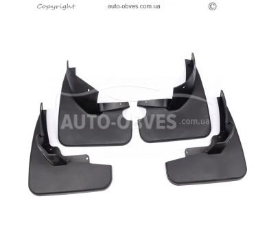 Mud flaps model Mercedes ML w164 - type: set of 4 pieces, without thresholds фото 1