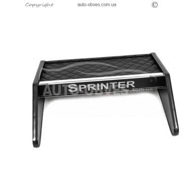 Полка на панель Mercedes Sprinter 2006-2018 - тип: eco black фото 3