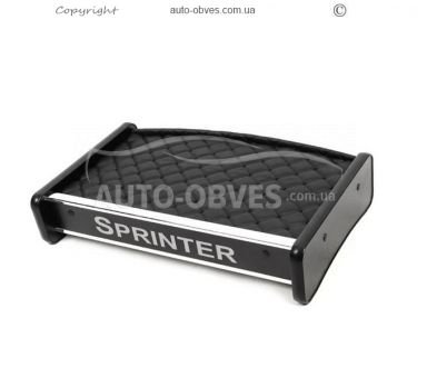 Поличка на панель Mercedes Sprinter 2000-2006 - тип: eco black фото 0