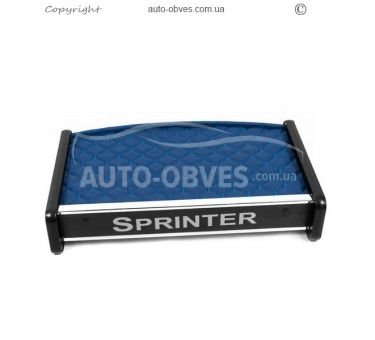Поличка на панель Mercedes Sprinter 2000-2006 - тип: синя стрічка синій верх фото 1