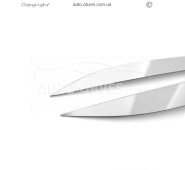 Rear glass edge Mercedes Sprinter w907 w910 2018-... - type: stainless steel v2 photo 2