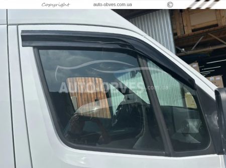 Window deflectors Mercedes Sprinter 2018-... w907 - type: 2 pcs, sunplex sport фото 2