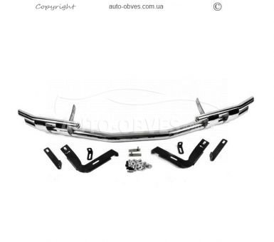 Bumper protection Volkswagen Crafter 2017-... - type: model with plates photo 2