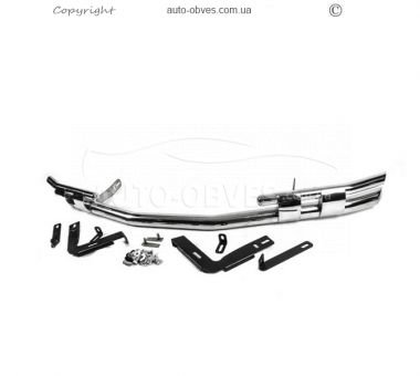 Bumper protection Volkswagen Crafter 2017-... - type: model with plates photo 3