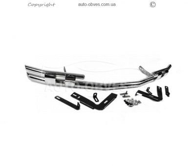 Bumper protection Volkswagen Crafter 2017-... - type: model with plates photo 4