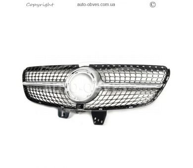 Front grille Mercedes Vito, V-class w447 - type: diamond 2019-2023 for v-class фото 0