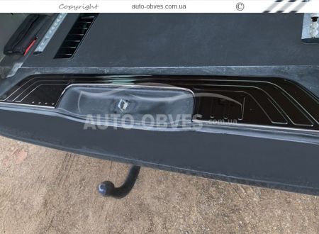 Накладка на задний порог багажника Mercedes Vito V-class w447 2014-... фото 2