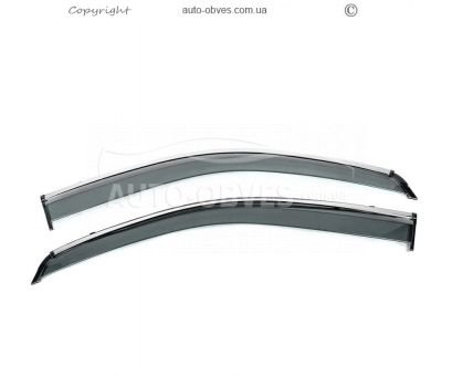 Mercedes Vito w447 2014-... window deflectors - type: with chrome 2 pcs photo 1