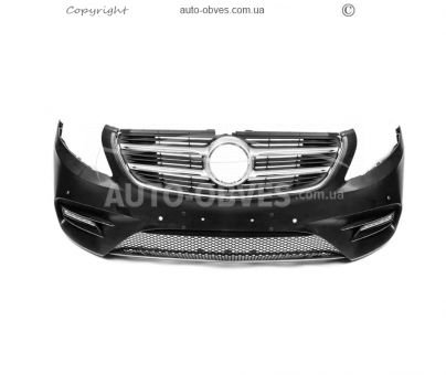 Передній бампер в зібраному вигляді Mercedes Vito, V-class w447 2014-... - type: V-class AMG фото 2