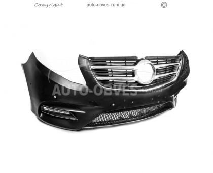 Передній бампер в зібраному вигляді Mercedes Vito, V-class w447 2014-... - type: V-class AMG фото 1