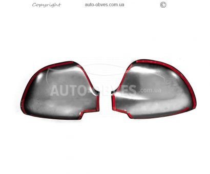 Mirror covers Mercedes Vito w639 2003-2010 - type: black stainless steel photo 1
