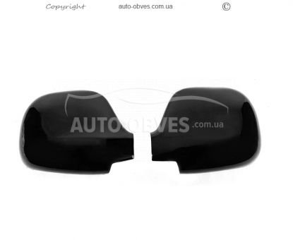 Mirror covers Mercedes Vito w639 2003-2010 - type: black stainless steel photo 2