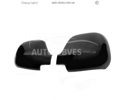 Mirror covers Mercedes Vito w639 2003-2010 - type: black stainless steel photo 0