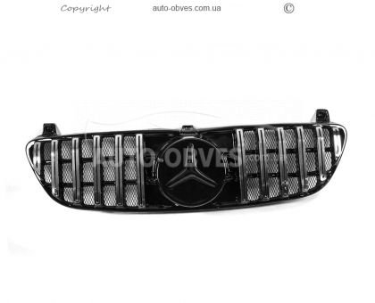 Front grille Mercedes Vito w639 2003-2010 - type: GT Chrome фото 3