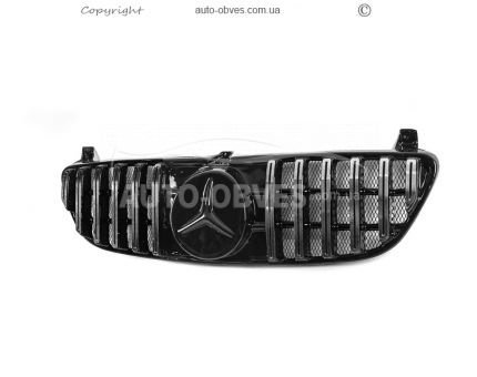 Front grille Mercedes Vito w639 2003-2010 - type: GT Chrome фото 0