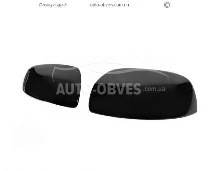 Mirror covers Mercedes Vito w639 2010-2014 - type: black stainless steel photo 0