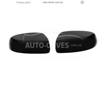 Mirror covers Mercedes Vito w639 2010-2014 - type: black stainless steel photo 2