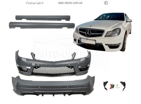 Body kit amg C63 Mercedes C-class w204 2007-2014 фото 0