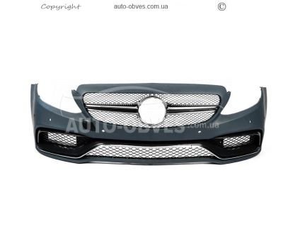 Комплект обвісів з дифузором Mercedes C-сlass w205 - type: для coupe AMG C63-designs 2014-2018 фото 7