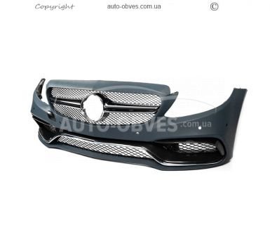Комплект обвісів з дифузором Mercedes C-сlass w205 - type: для coupe AMG C63-designs 2014-2018 фото 6