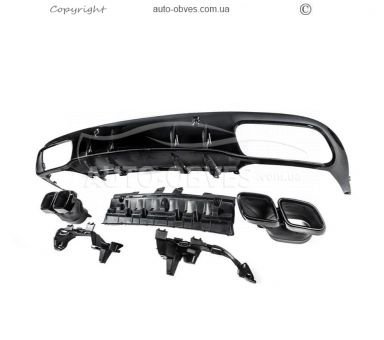 Body kit with diffuser Mercedes C-class w205 - type: for coupe design C63 GT photo 3
