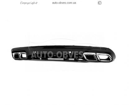 Комплект обвісів з дифузором Mercedes C-сlass w205 2014-2021 - тип: c63 amg v2 фото 2