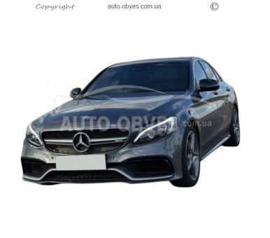 Комплект обвісів Mercedes C-сlass w205 2014-2021 - тип: з дифузором c63 amg фото 6