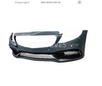 Front bumper Mercedes C-class w205 - type: amg c63 designs 2014-2018 photo 0