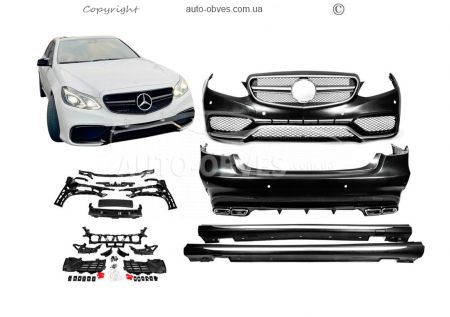 Комплект обвісів Mercedes E-сlass W212 - type: E63 AMG рестайлінг фото 0